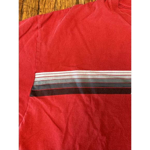 Nike Men's Red T Shirt Retro Size L Large Short Sleeve - Picture 2 of 16